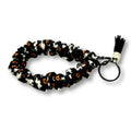 Ghost and Pumpkin Halloween Scrunchie Wristlet