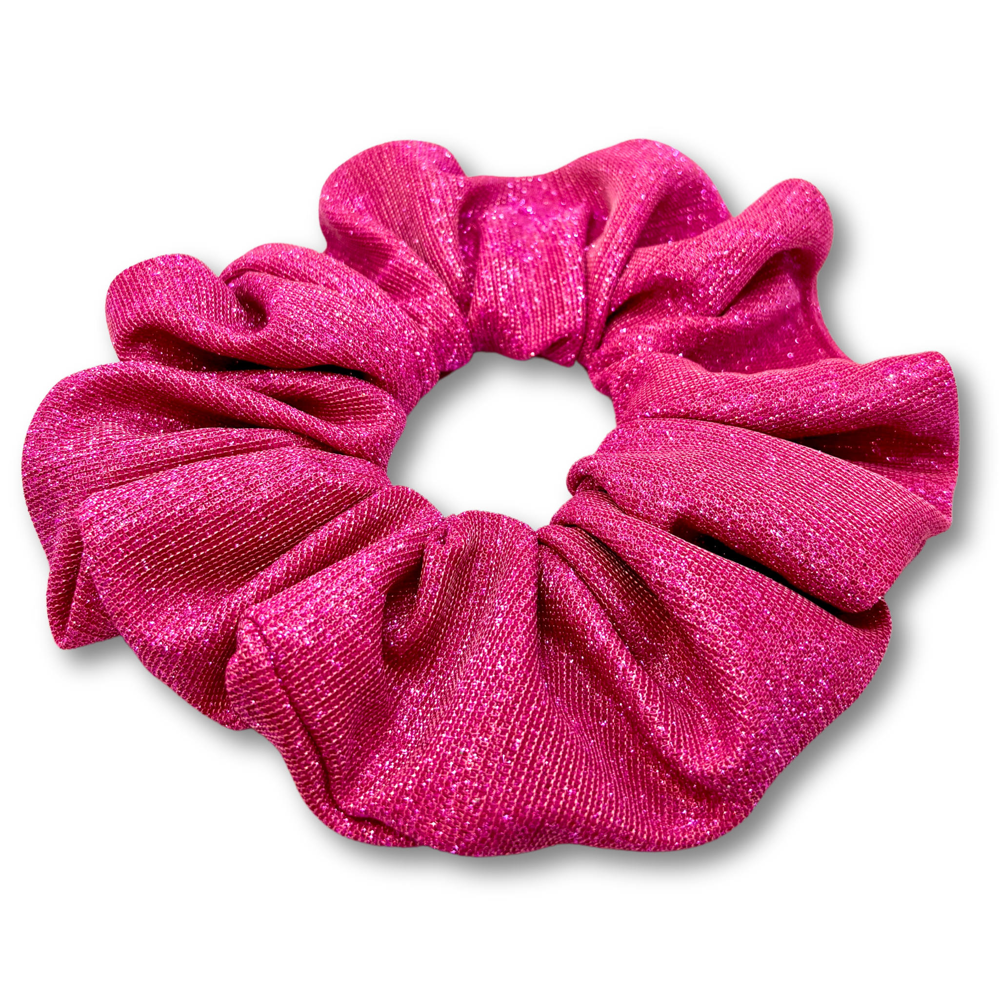 Pink Sparkle Scrunchie