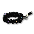 Holographic Bats Scrunchie Wristlet
