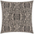 Ozetta Ebony Black Throw Pillow With Insert