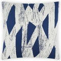 Ozone Sapphire Blue Throw Pillow With Insert