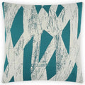 Ozone Teal Throw Pillow With Insert