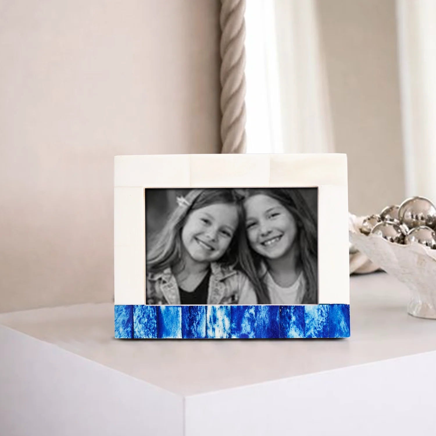 Picture Frames Coastal Classic Bone Inlay Collection – 4x6, 5x7"
