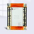 Picture Frame Abstract Ink Collection Resin Inlay Orange – 4x6 & 5x7"