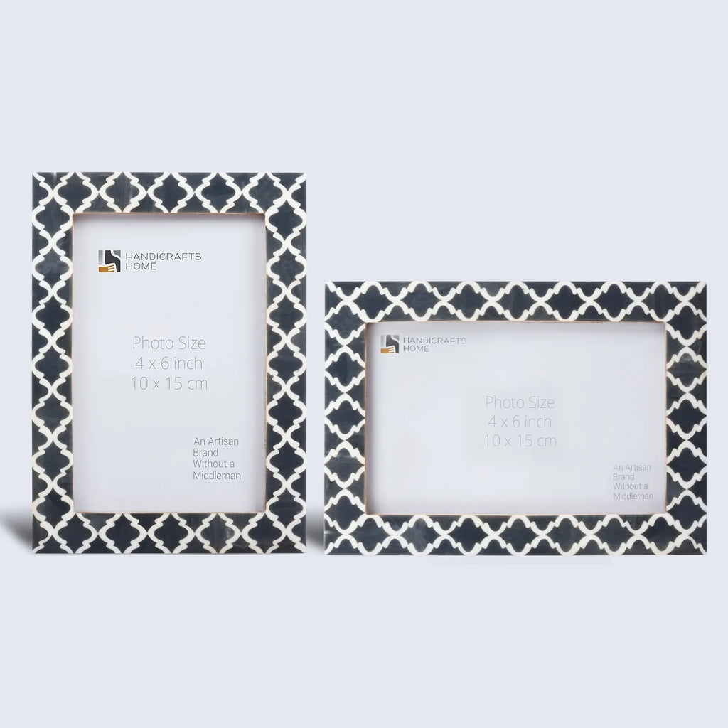 Picture Frame Casablanca Fumar Collection Resin Inlay Pack of 2 – 3 Sizes