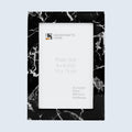 Picture Frame Rare Earth Marble Collection Resin Inlay Black – 3 Sizes