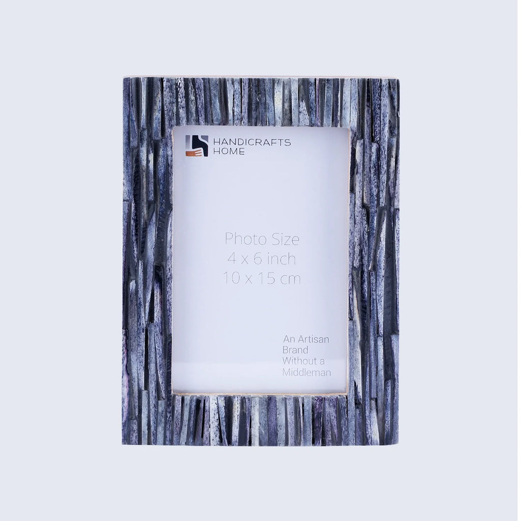 Picture Frame Koyala Kachcha Collection Bone Inlay Multi Color 4x6 5x7 8x10"