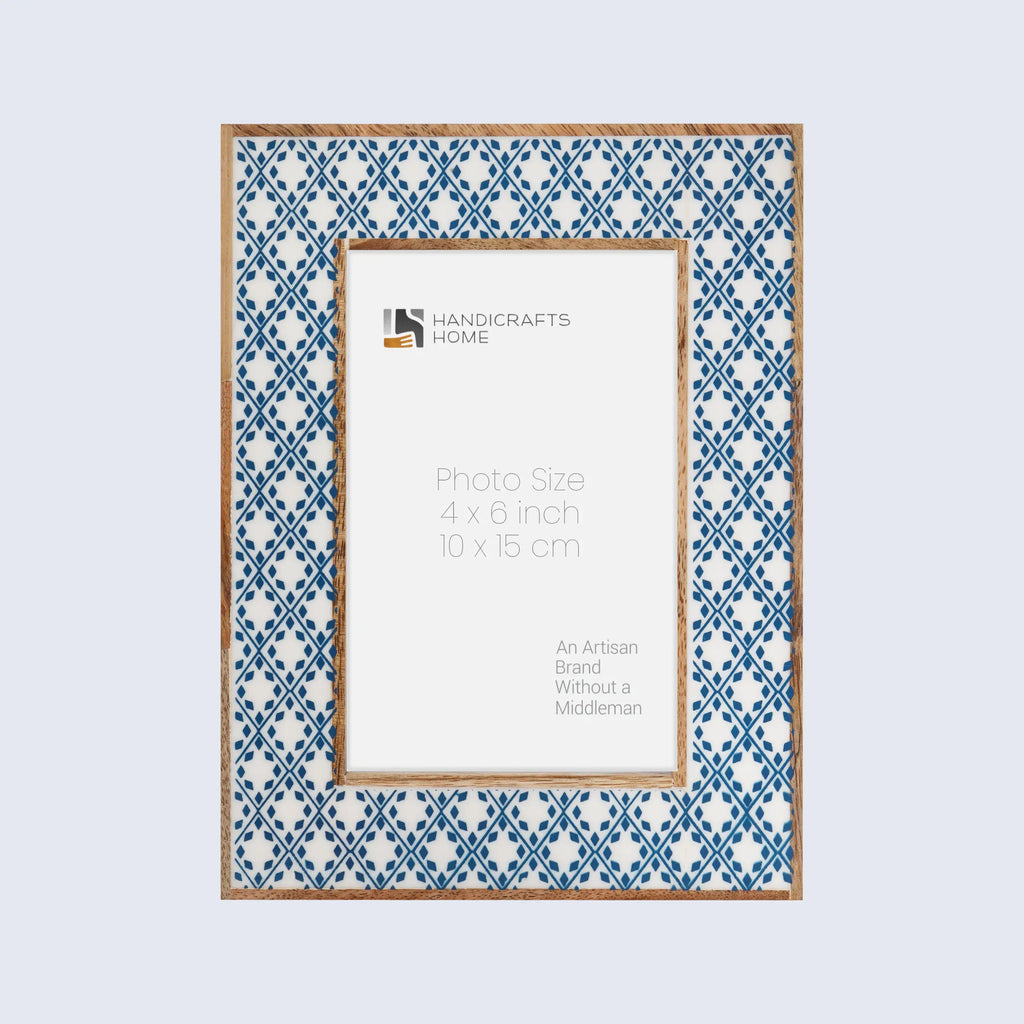 Picture Frame Rhythm Diamonds Collection Resin Inlay - 4x6, 5x7 & 8x10