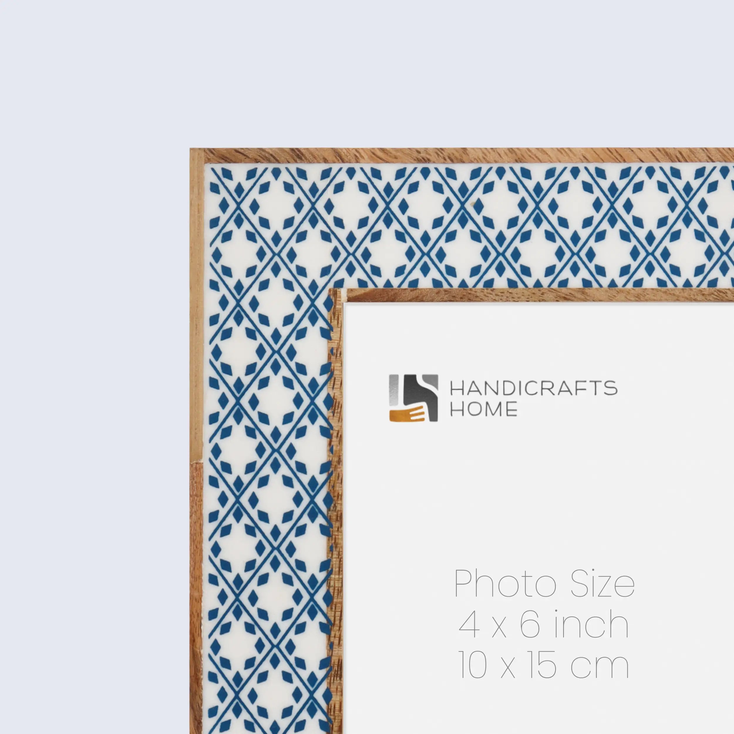 Picture Frame Rhythm Diamonds Collection Resin Inlay - 4x6, 5x7 & 8x10