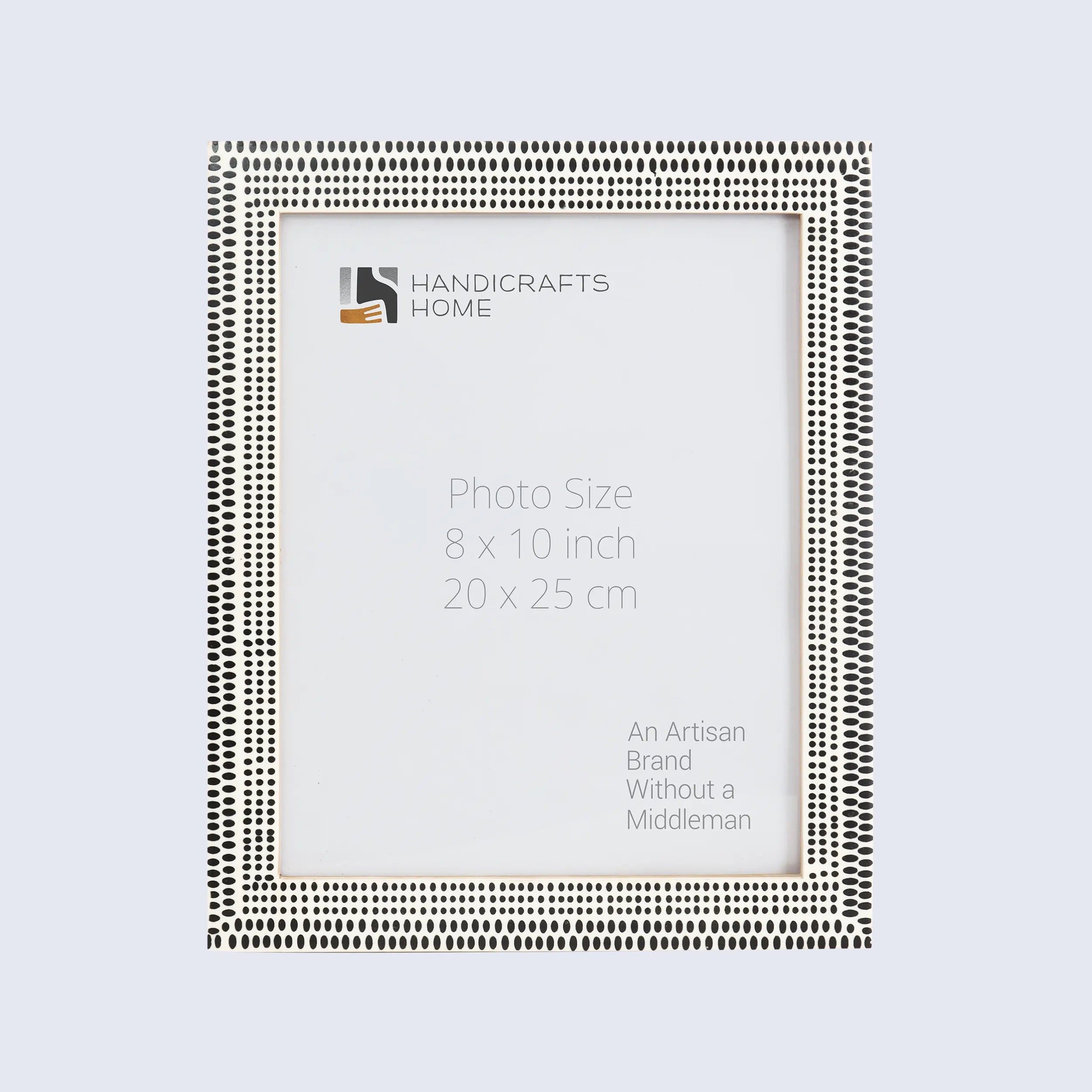 Picture Frames Rhythm Particles Collection Resin Inlay Black White 4x6 5x7 8x10"