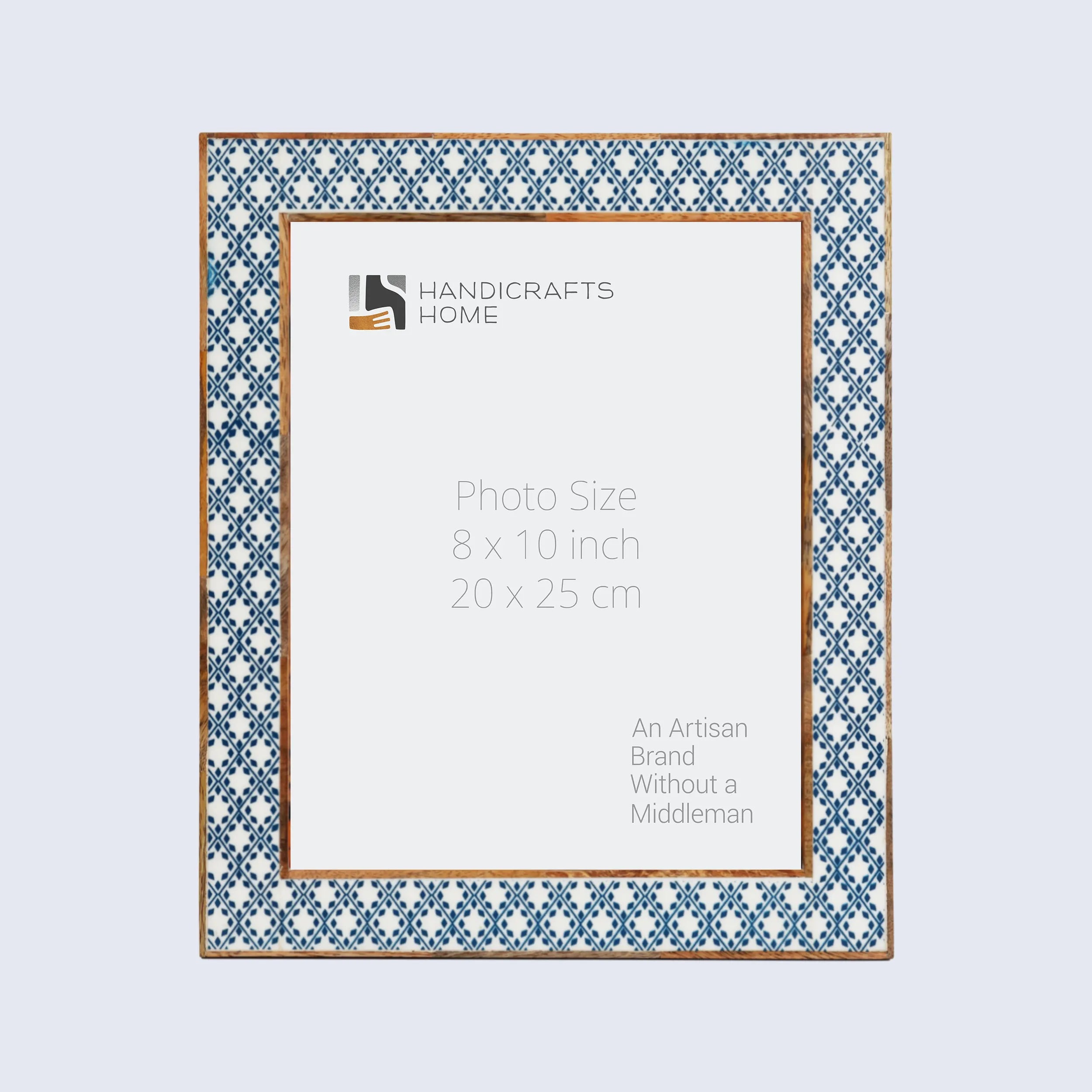 Picture Frame Rhythm Diamonds Collection Resin Inlay - 4x6, 5x7 & 8x10