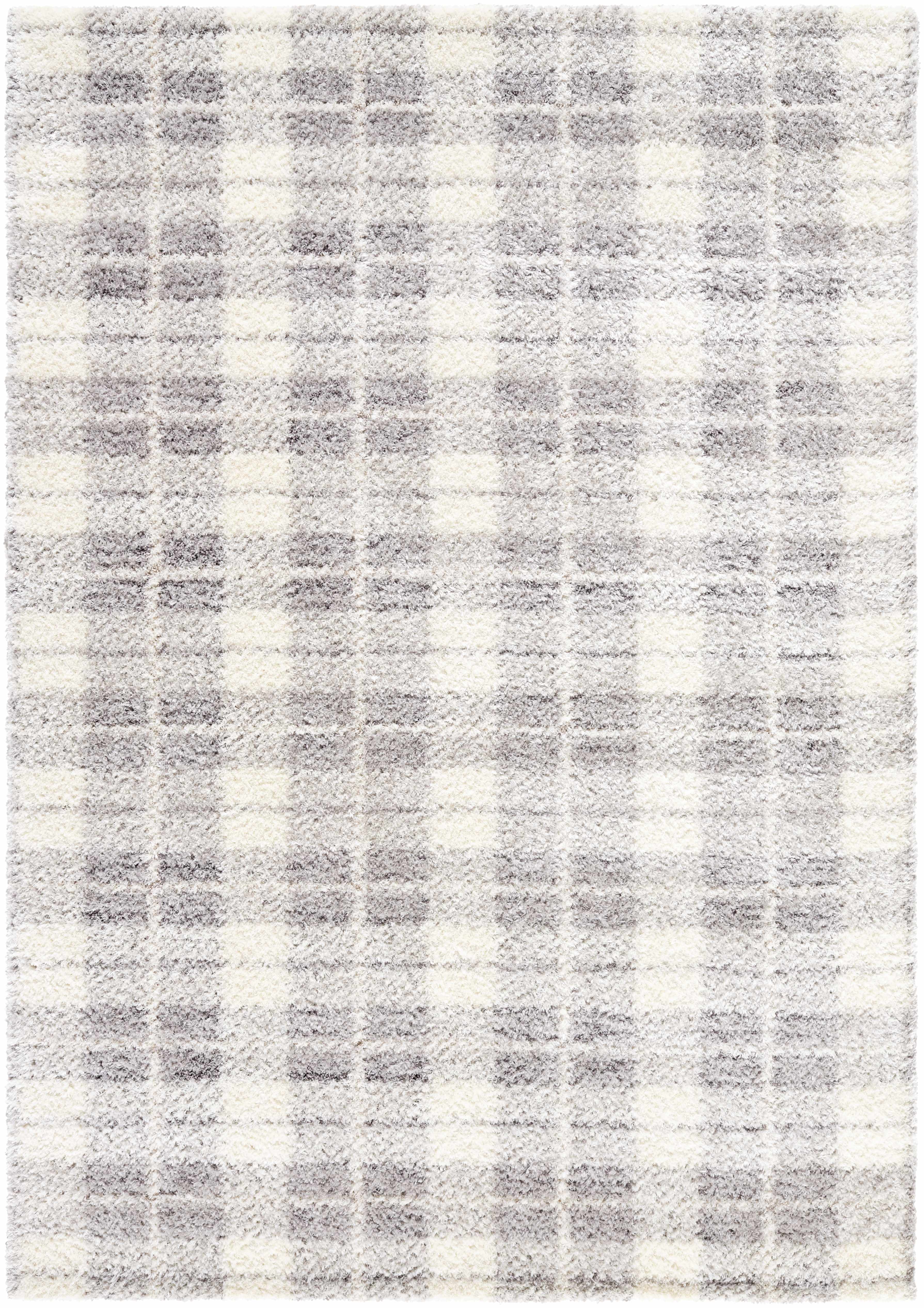 Anfisa Tan Luxe Shag Area Rug