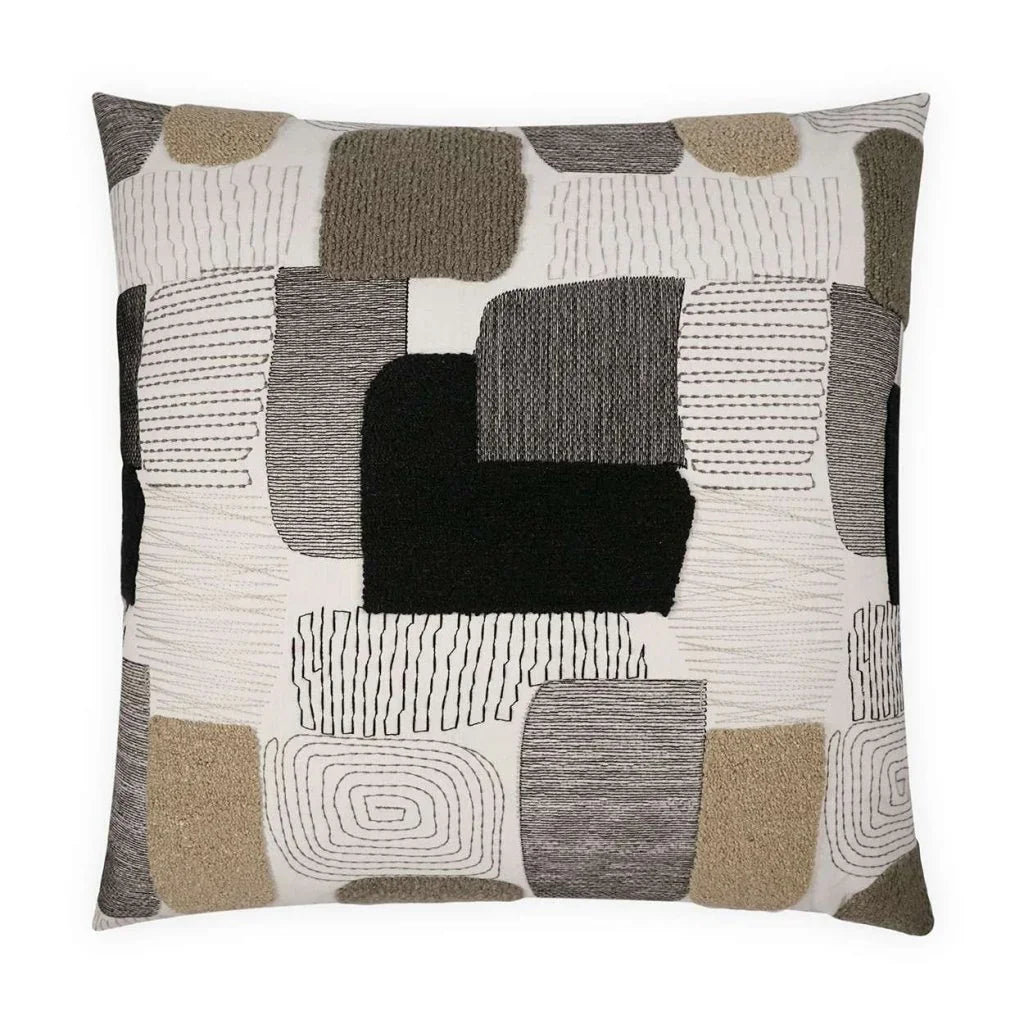 Paintbox Handmade Cotton Throw Pillow