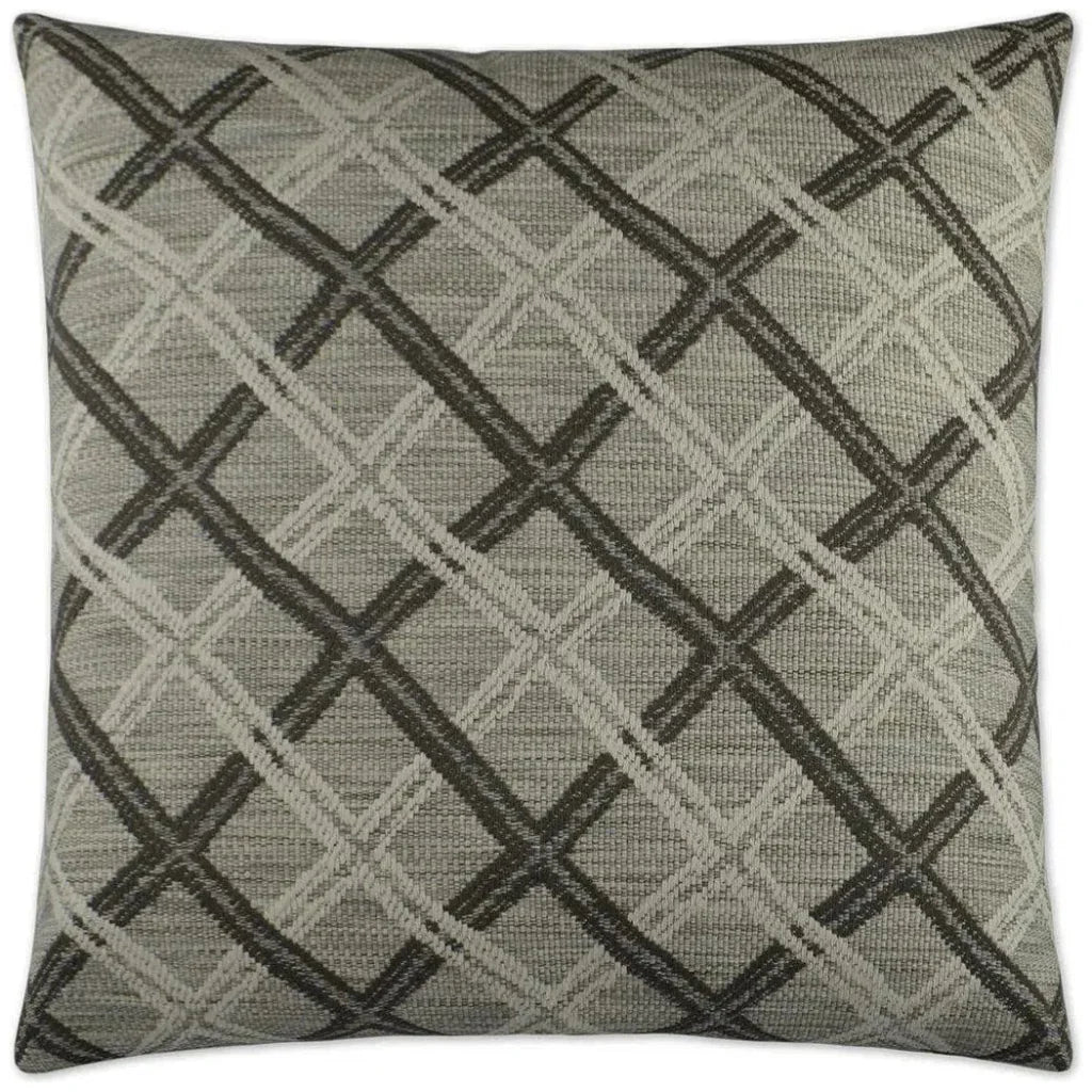 Passata Taupe Brown Throw Pillow With Insert