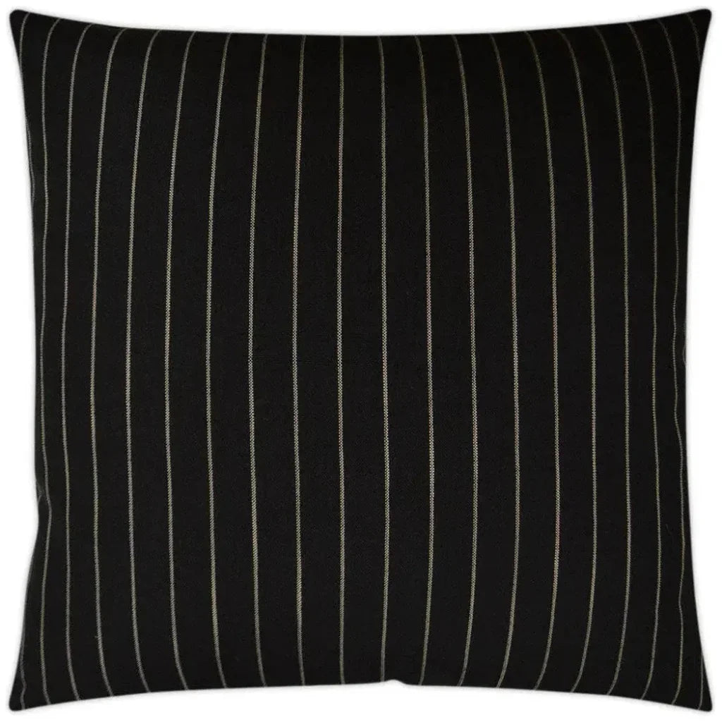Pennant Black Throw Pillow With Insert