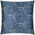 Percy Blue Blue Throw Pillow With Insert