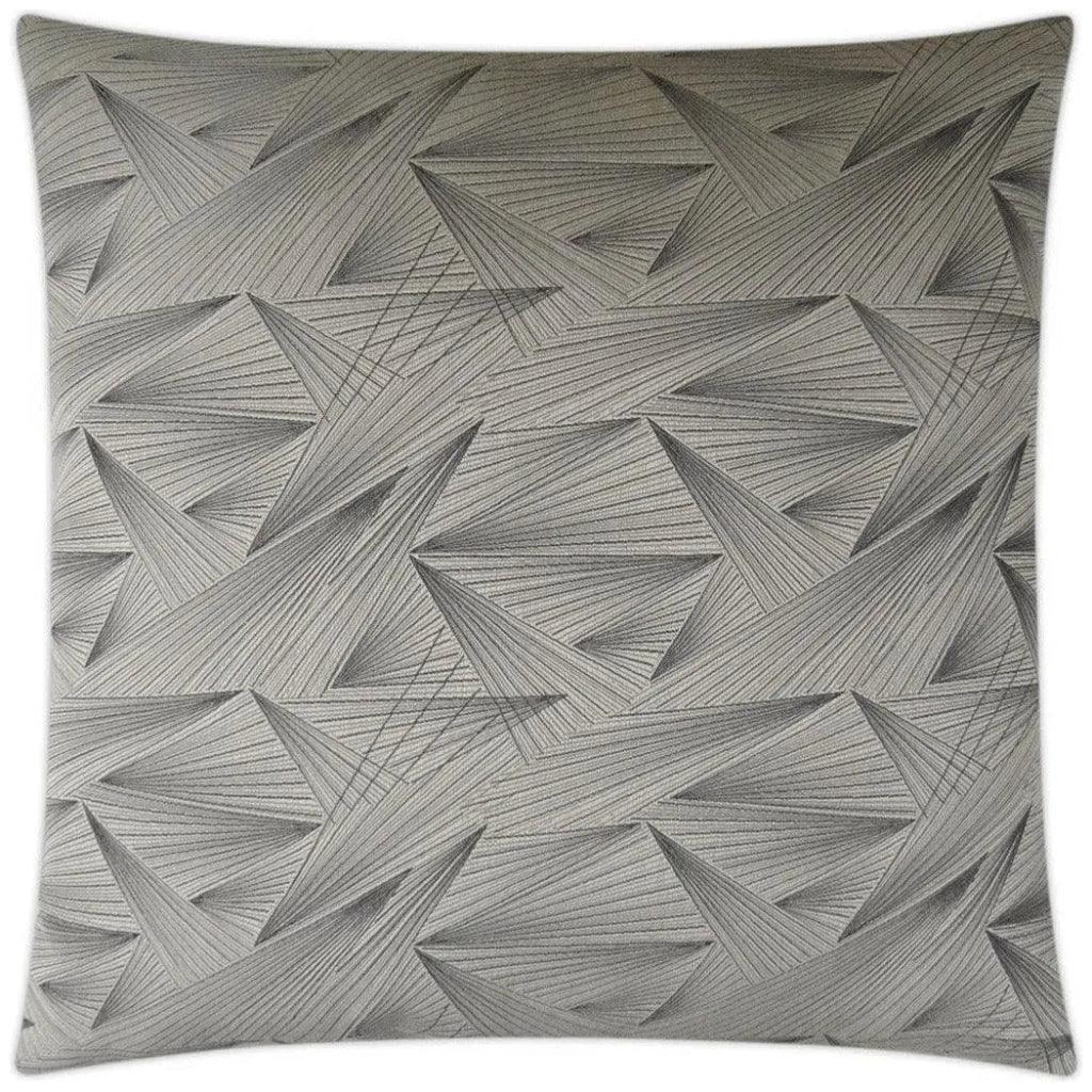 Perspective Grey Throw Pillow With Insert