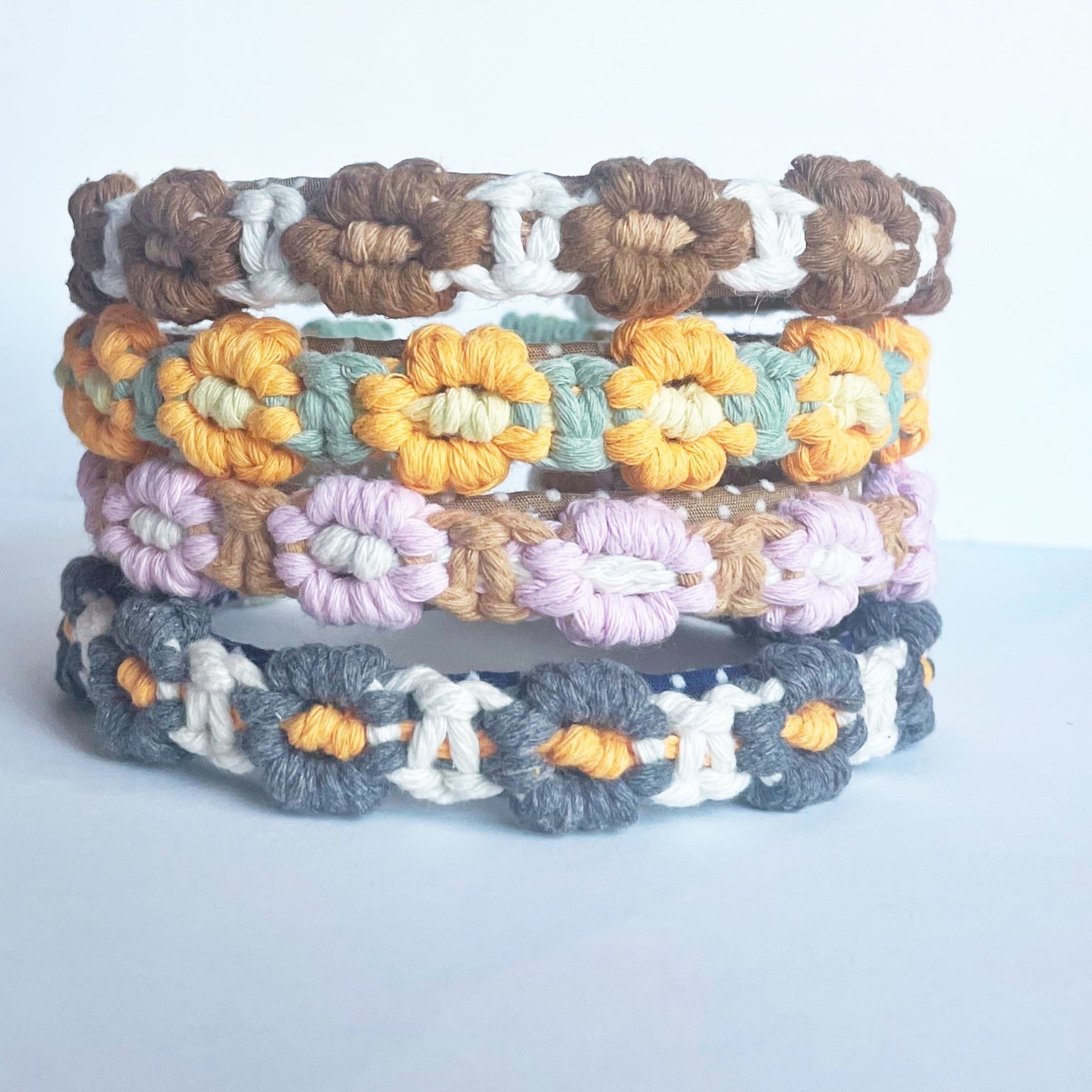 Crochet Daisy Headbands