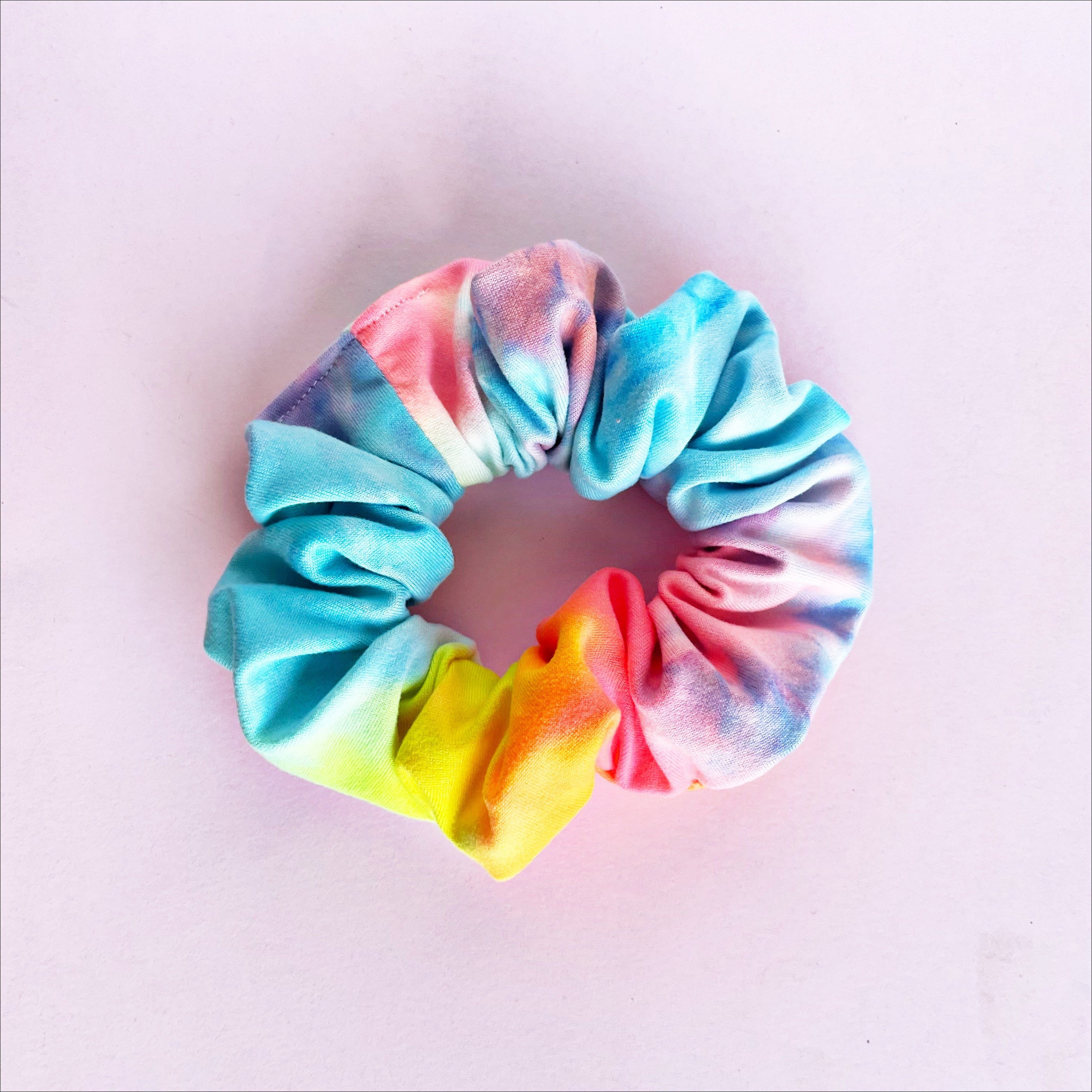 Tie Dye Knit Scrunchie