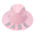Bling BABE Message Pointed Western Cowboy Hat