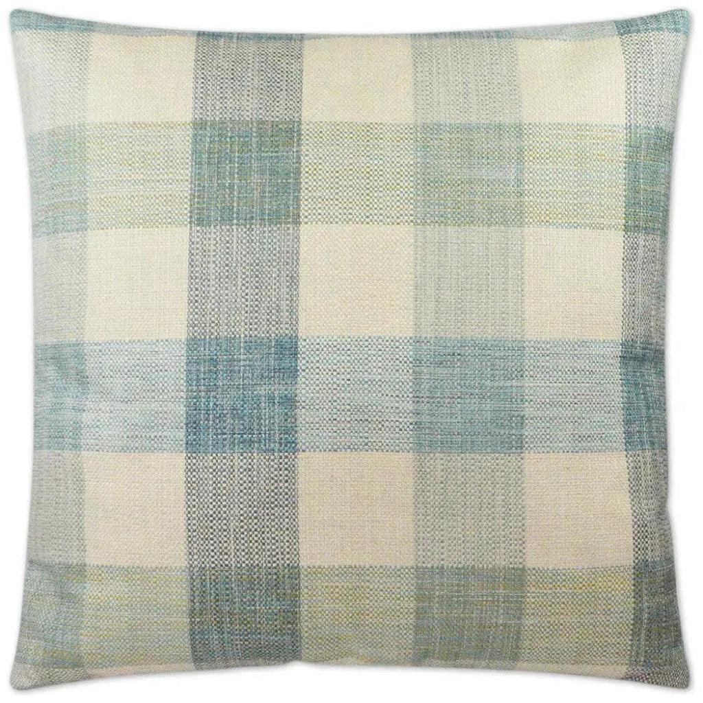 Plantation Aqua Blue Throw Pillow Insert