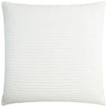 Pleatte Coconut White Throw Pillow Insert