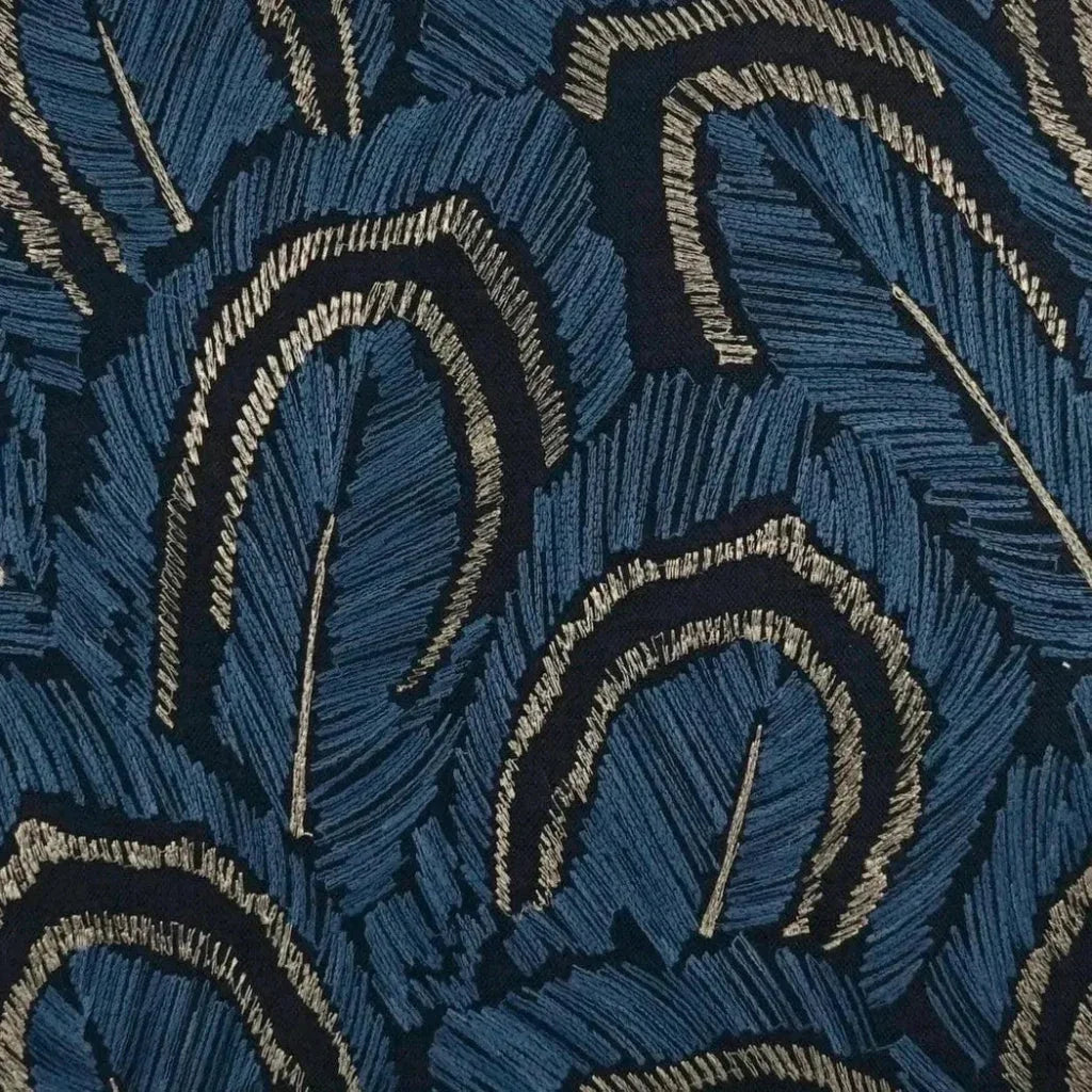 Plumage Blue Throw Pillow With Insert