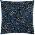 Plumage Blue Throw Pillow With Insert