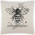 Pollinate White Throw Pillow With Insert