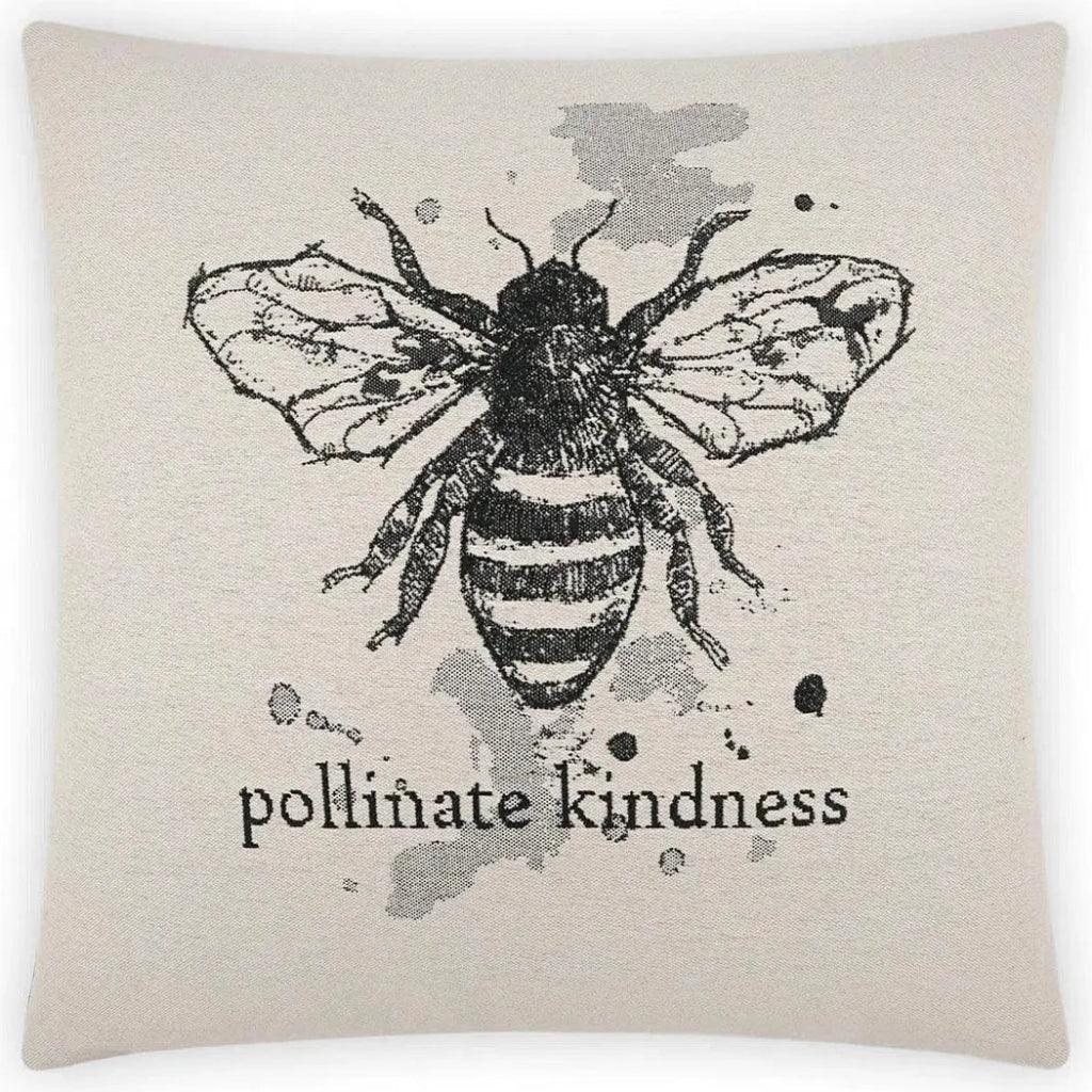 Pollinate White Throw Pillow With Insert