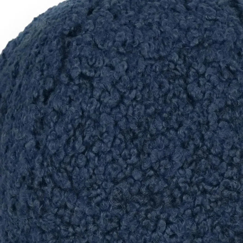 Poodle Ball 12" Navy Blue Throw Pillow Insert