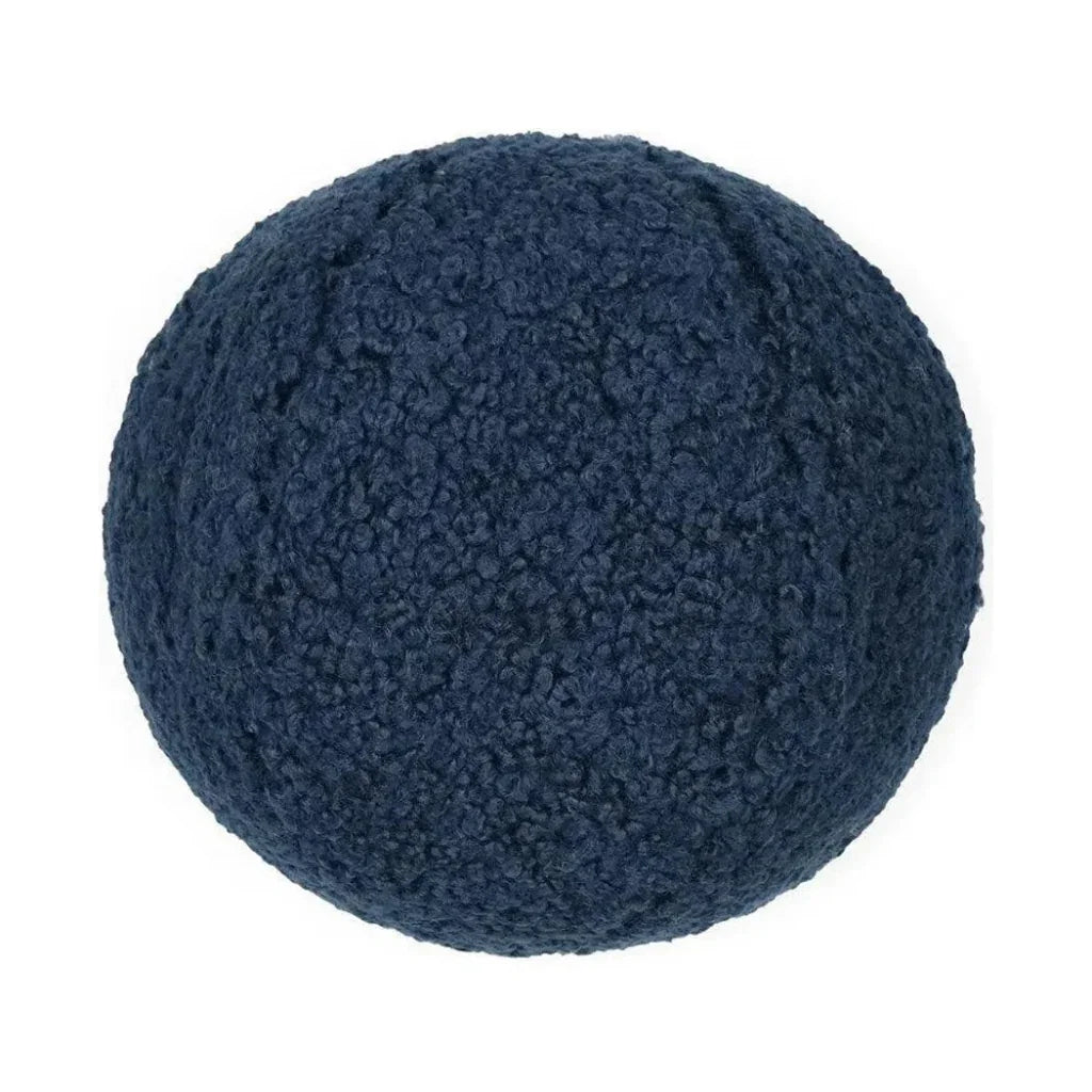 Poodle Ball 12" Navy Blue Throw Pillow Insert