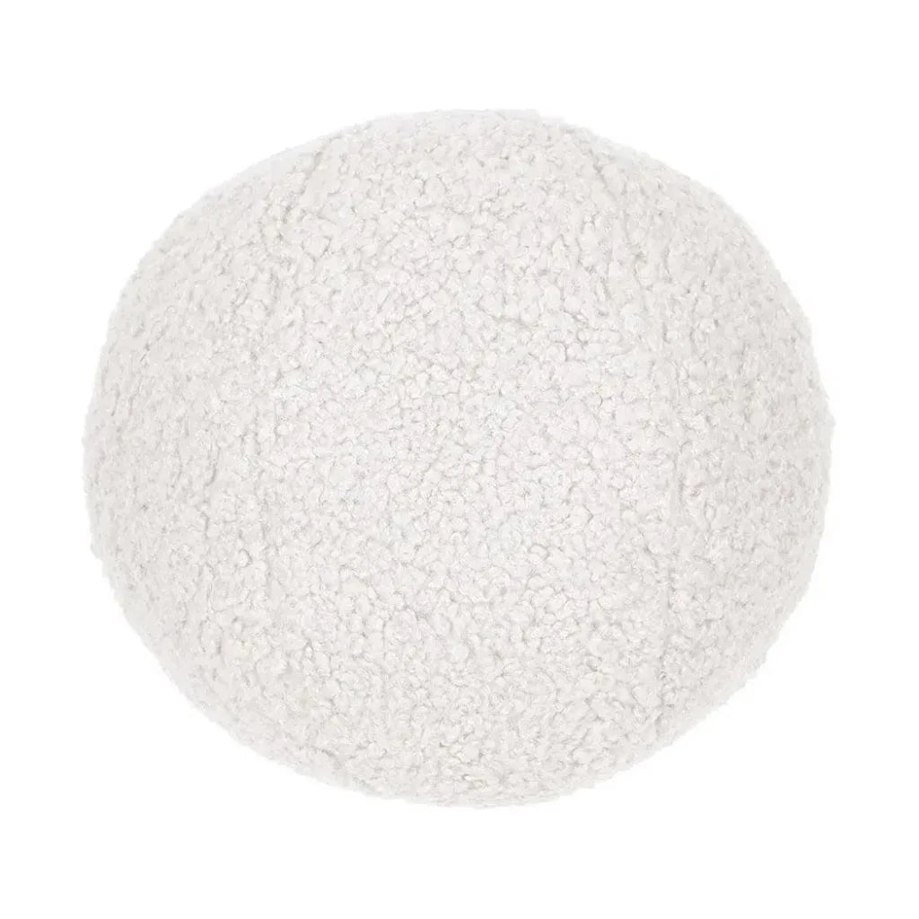 Poodle Ball White White Throw Pillow Insert