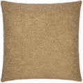Poodle Latte Brown Throw Pillow With Insert