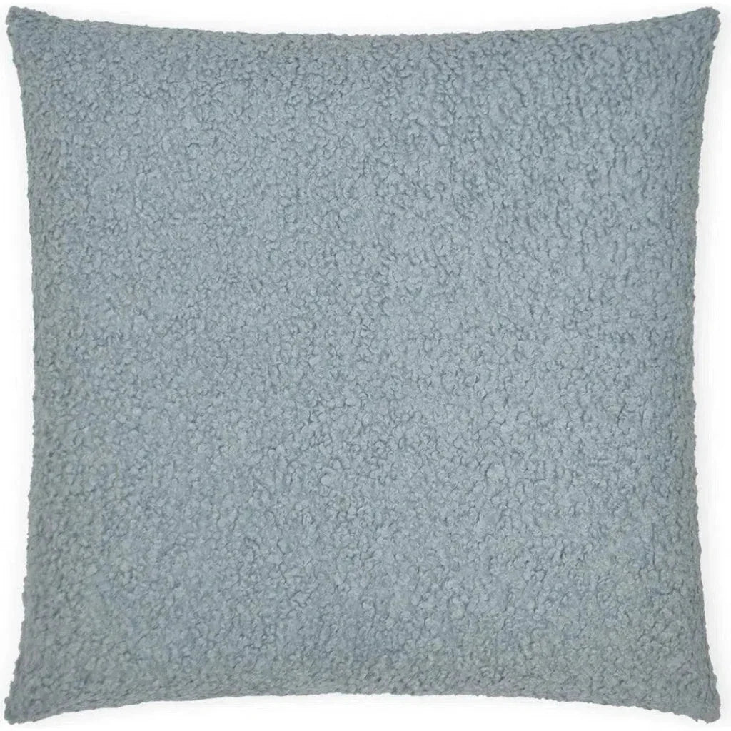 Poodle Spa Blue Throw Pillow With Insert