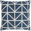 Port Of Call Blue Throw Pillow With Insert