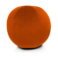Posh Ball Orange Throw Pillow With Insert