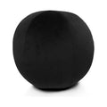 Posh Ball Performance Fabric Black Throw Pillow Insert