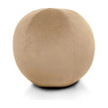 Posh Ball Taupe Throw Pillow With Insert