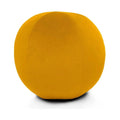 Posh Ball Yellow Throw Pillow With Insert
