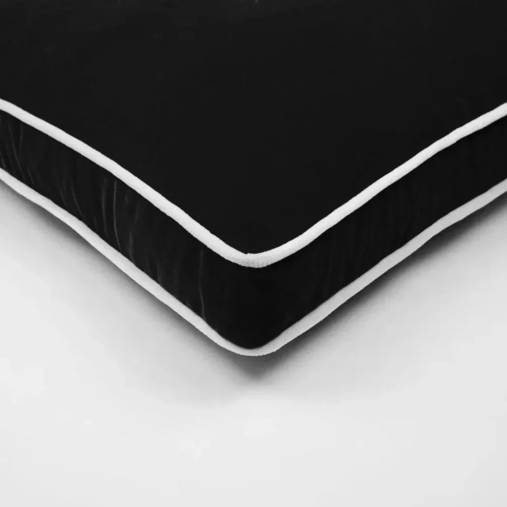 Posh Box Black Throw Pillow With Insert