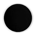 Posh Circle Black Throw Pillow With Insert
