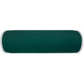 Posh Roll Teal Throw Pillow With Insert