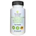 FODMAP Digestive Enzymes + Prebiotics + Probiotics + Postbiotics MD PhD Formulated Gut Friendly Low FODMAP