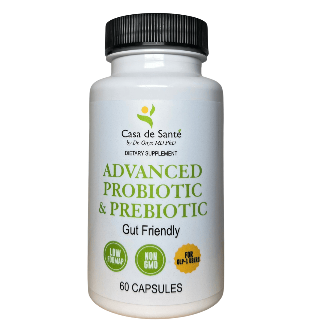 Advanced Probiotic & Prebiotic | Low FODMAP & GLP-1 Daily Gut Health & Microbiome Balance