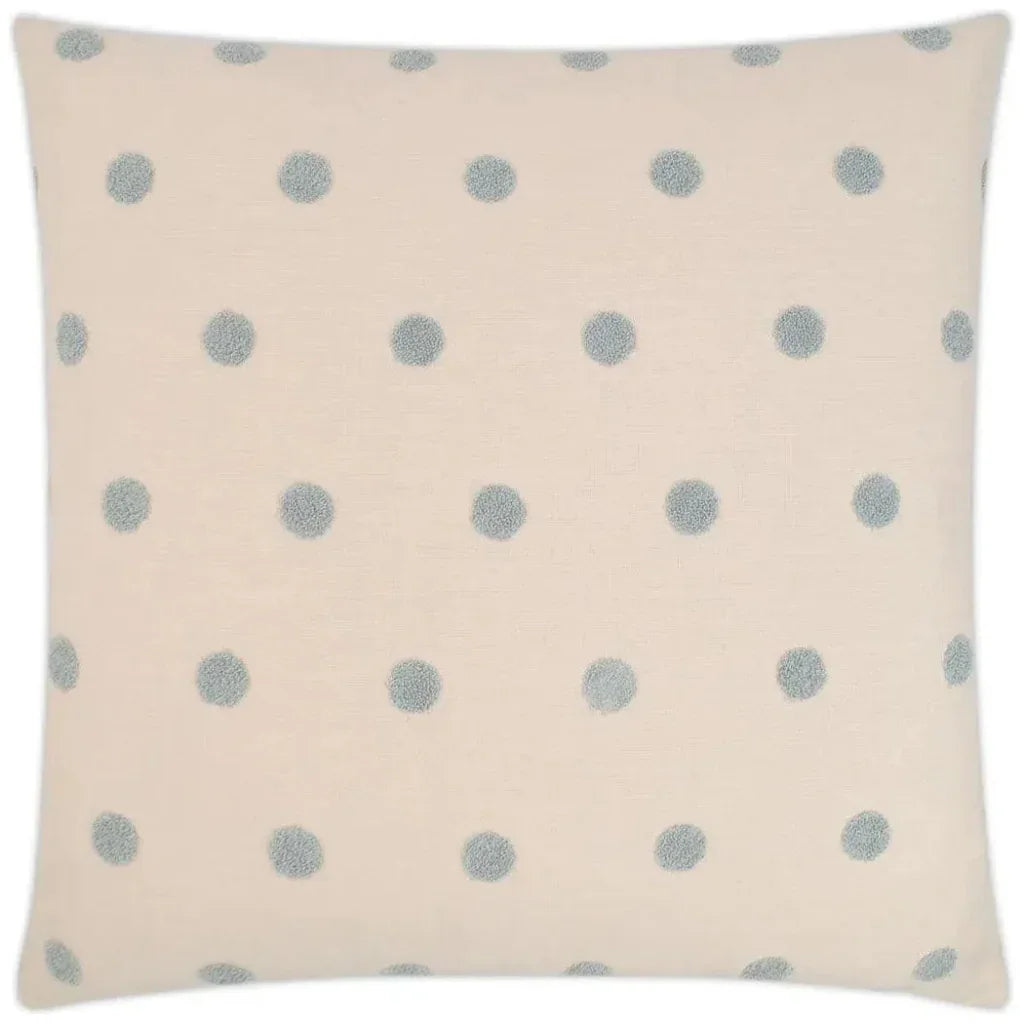 Puff Dotty Pink Throw Pillow With Insert