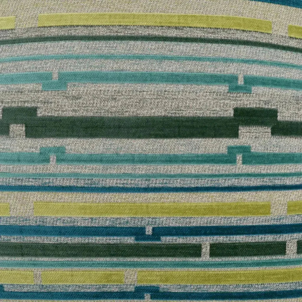 Punctuate Ocean Green Throw Pillow With Insert