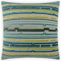 Punctuate Ocean Green Throw Pillow With Insert