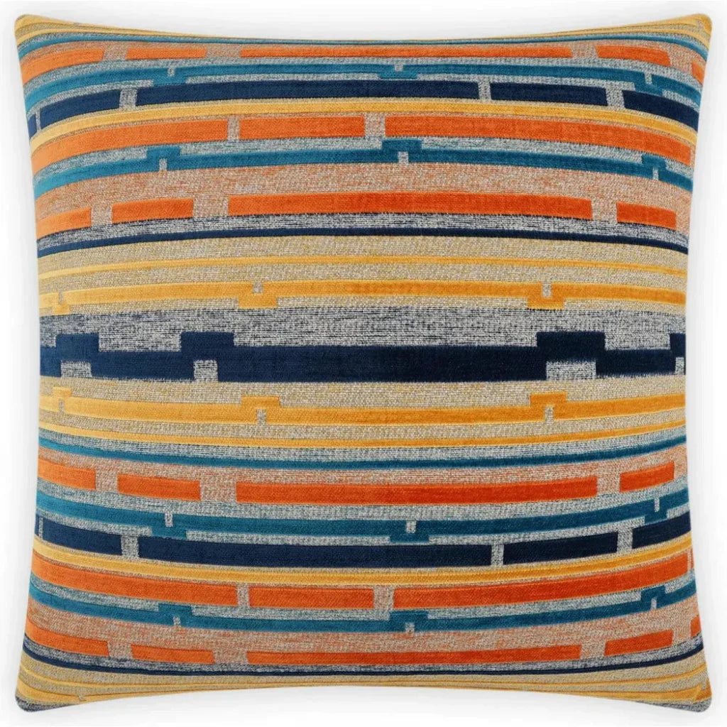 Punctuate Sunset Orange Throw Pillow Insert