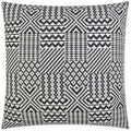 Quilt Black Black Throw Pillow With Insert